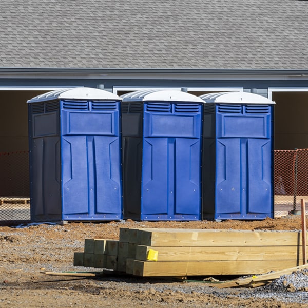 what is the cost difference between standard and deluxe portable toilet rentals in Pleasant Unity PA